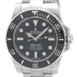 Polished ROLEX Submarina 114060 Stainless Steel Automatic Mens Watch BF575757