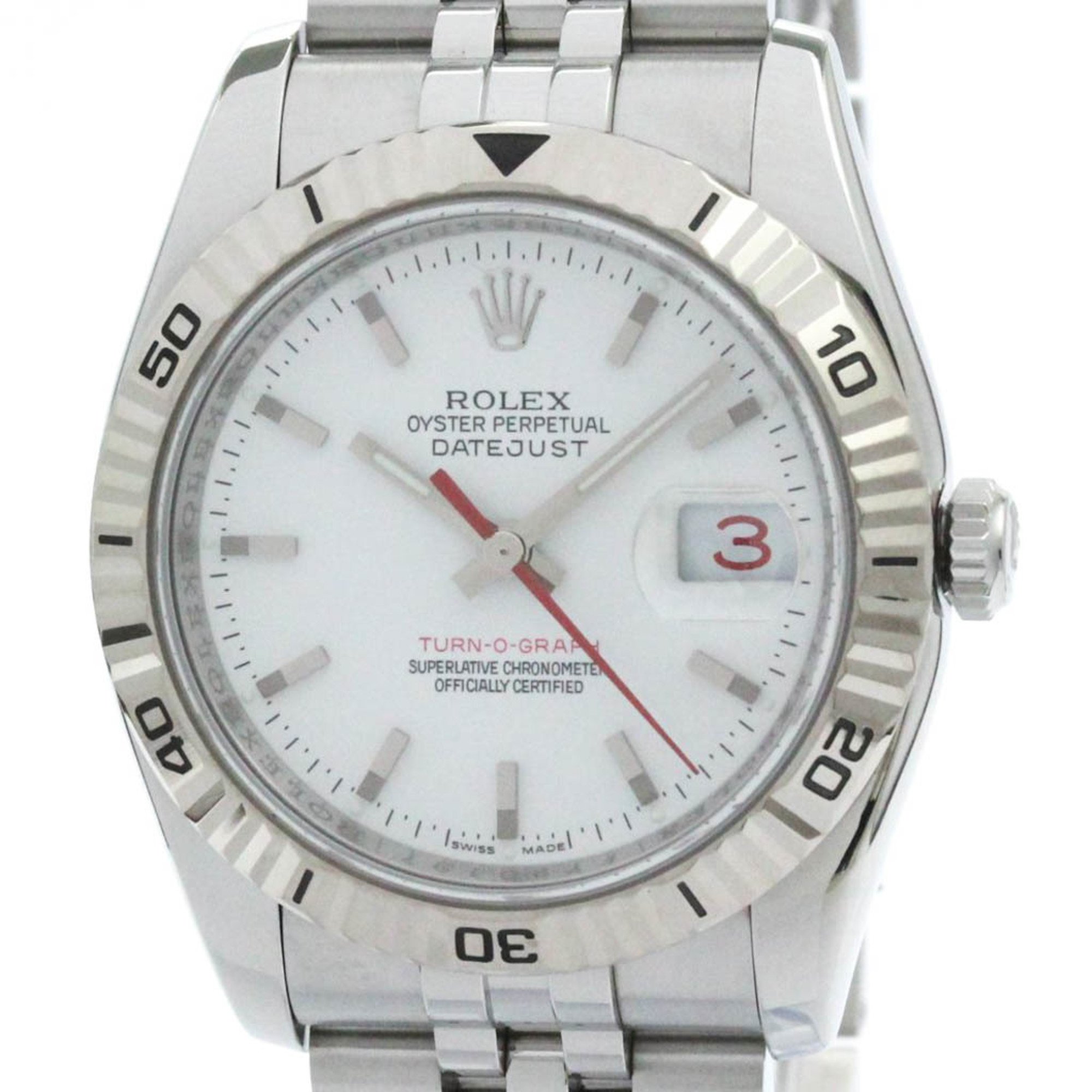 ROLEX Oyster Perpetual Date 1501 Steel Automatic Mens Watch Head Only BF576139