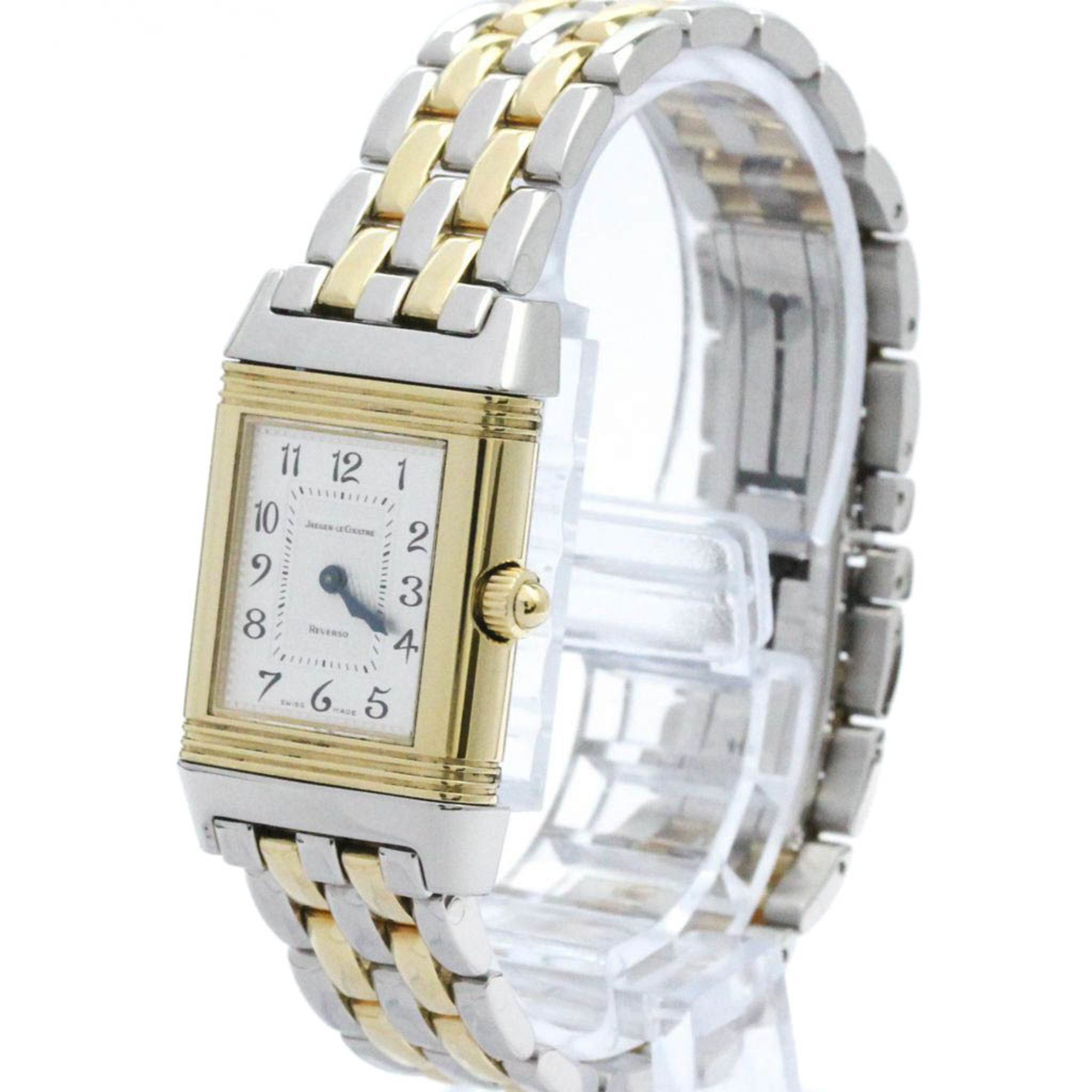 JAEGER-LECOULTRE Reverso 18K Gold Steel Hand-Winding Watch 266.5.44 BF575790