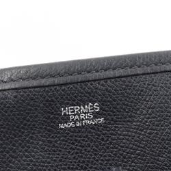 Hermes HERMES Evelyn 1 Anne PM Shoulder Bag Epsom Leather Women's Navy