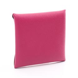 Hermes HERMES Bastia Wallet/Coin Case Wallet Epsom Leather Women's Pink