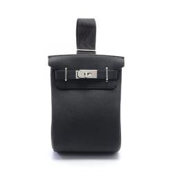 Hermes Kelly Akkad PM Waist Bag Body Togo Men's Black