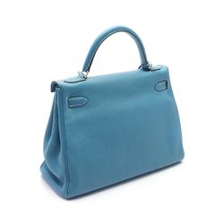 Hermes Kelly 32 Handbag Togo Women's Blue