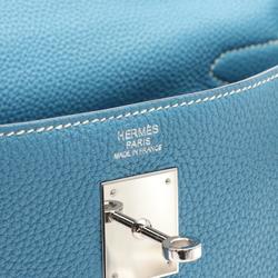 Hermes Kelly 32 Handbag Togo Women's Blue