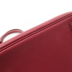 Hermes HERMES Birkin 35 Handbag Bag Taurillon Clemence Women's Red