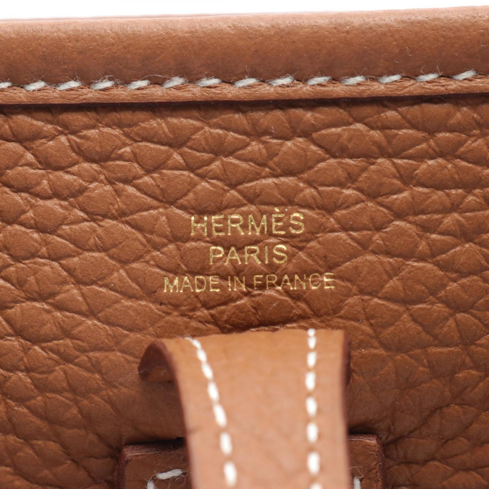 Hermes HERMES Evelyn TPM Gold Shoulder Bag Taurillon Clemence Women's Brown