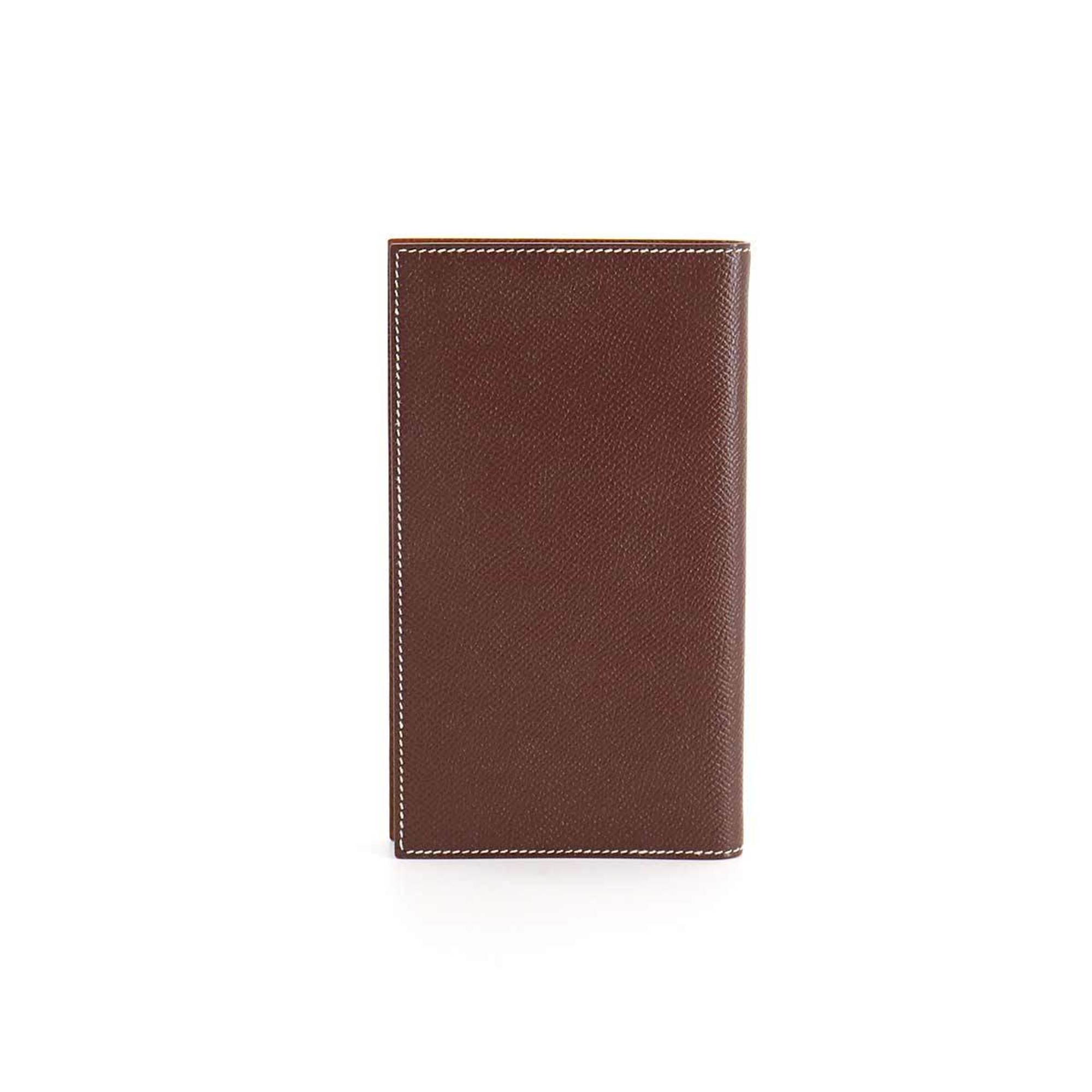 Hermes Vision Agenda Notebook Cover, Cushvel, Epson, Havana, B Stamp