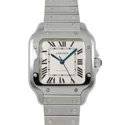 Cartier Santos de MM WSSA0010 Men's Watch Silver Automatic De