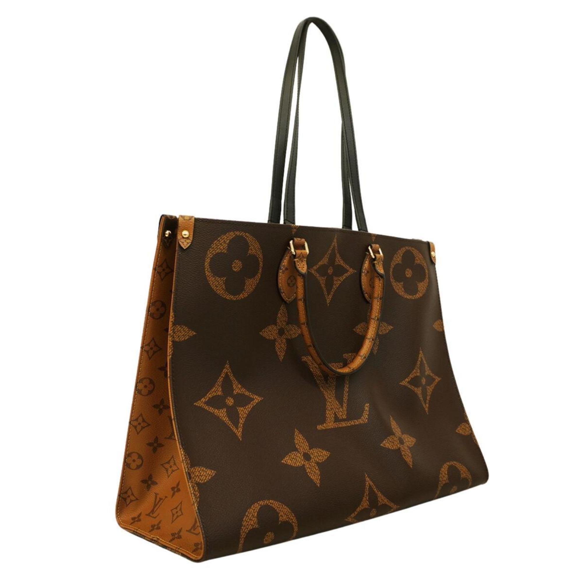 Louis Vuitton Handbag Monogram Giant On The Go GM M45320 Brown Women's