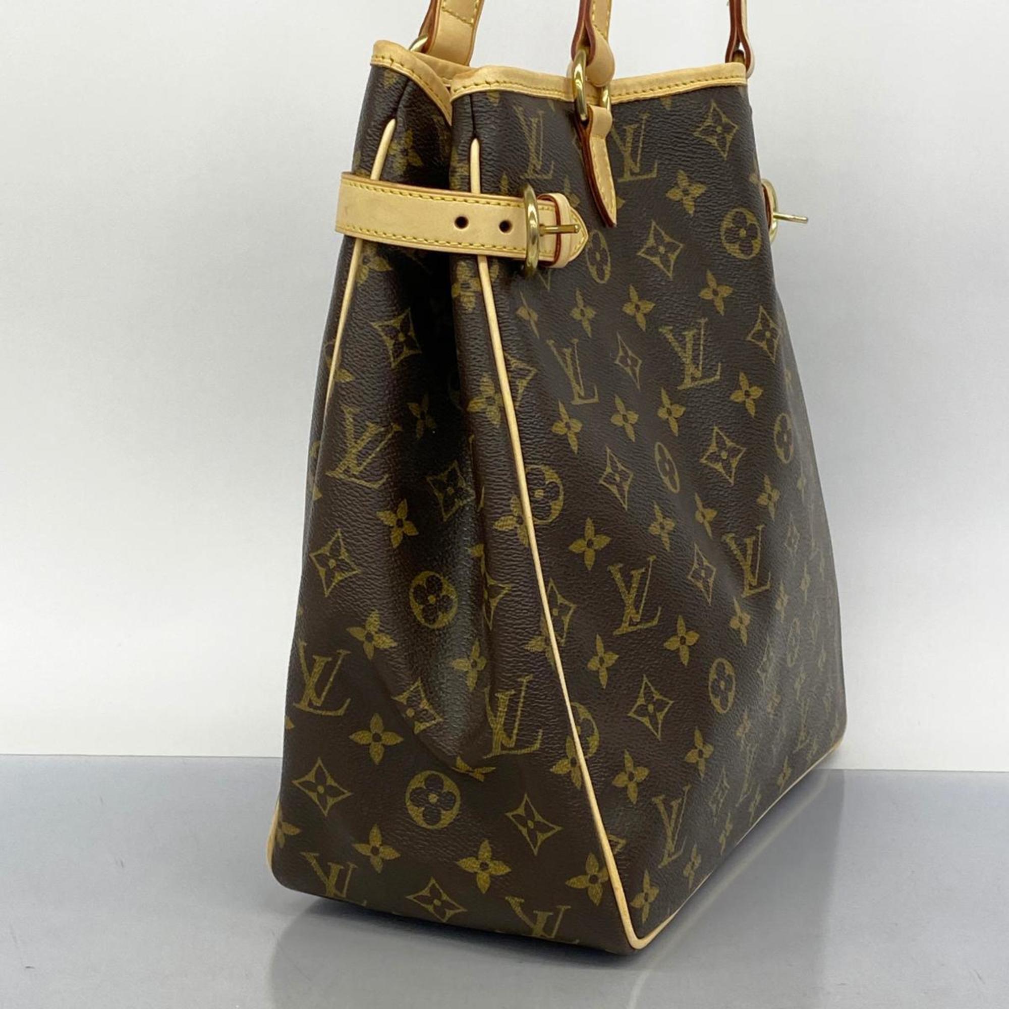 Louis Vuitton Tote Bag Monogram Batignolles Vertical M51153 Brown Women's