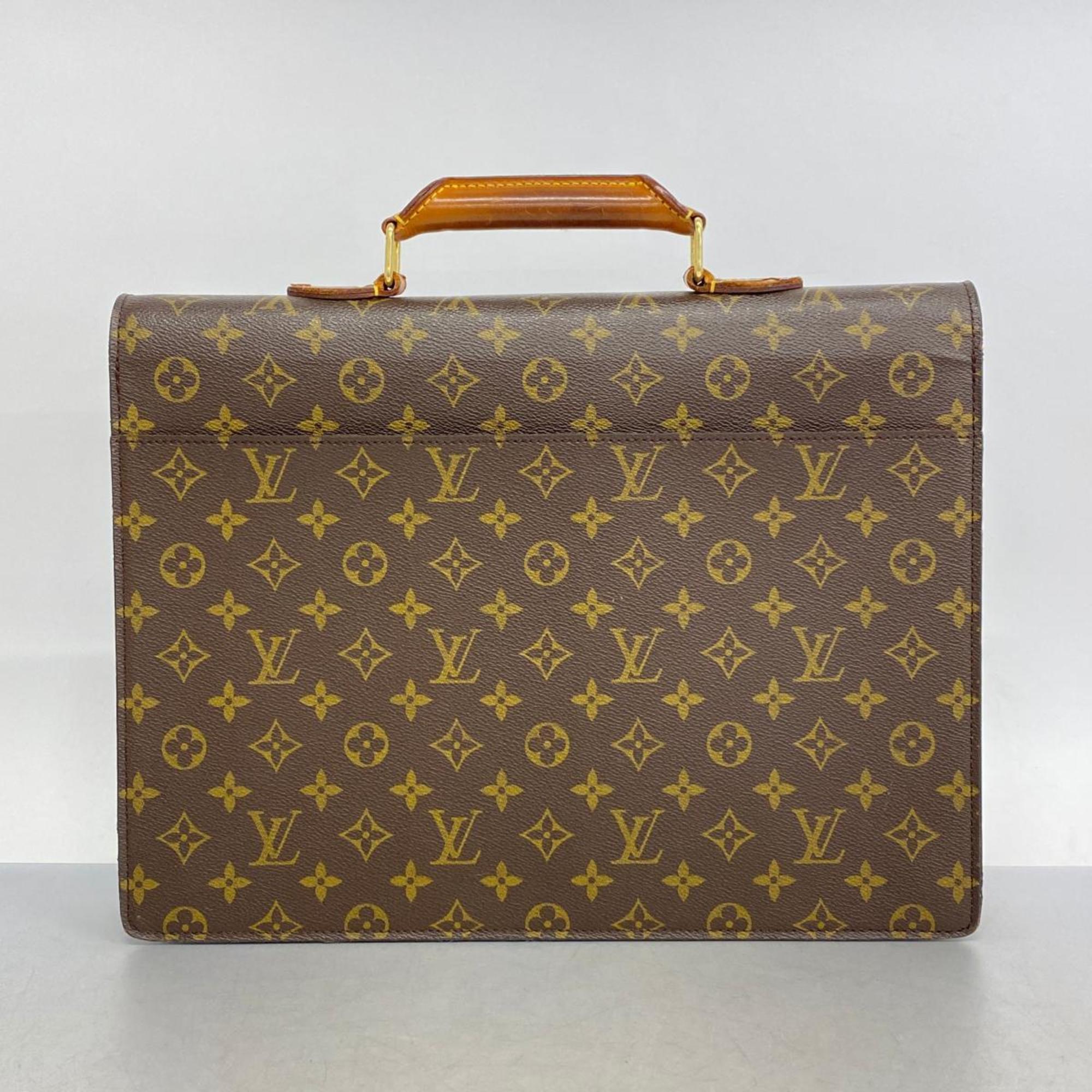 Louis Vuitton Bag Monogram Serviette Conseiller M53331 Brown Men's Women's