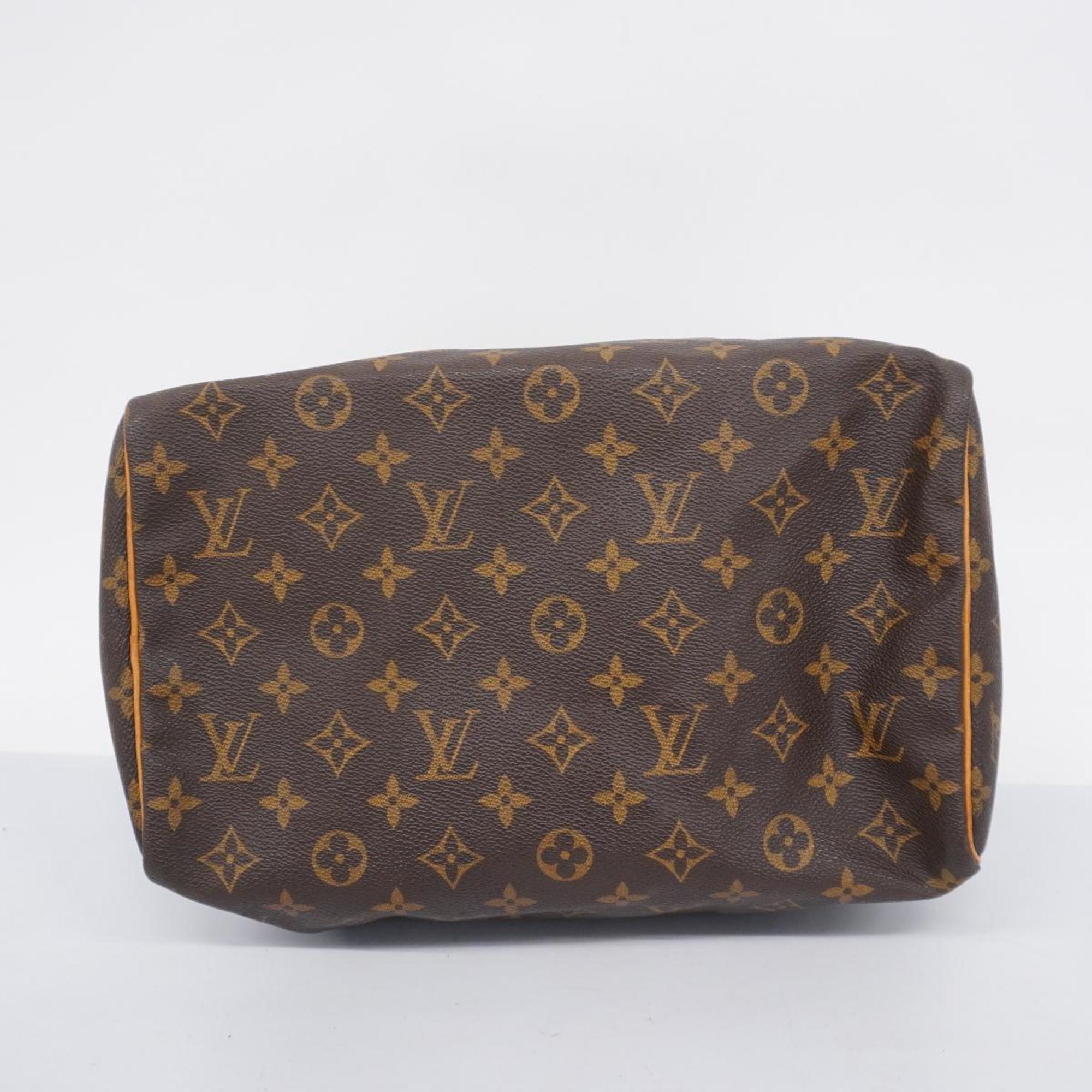 Louis Vuitton Handbag Monogram Speedy 30 M41108 Brown Ladies