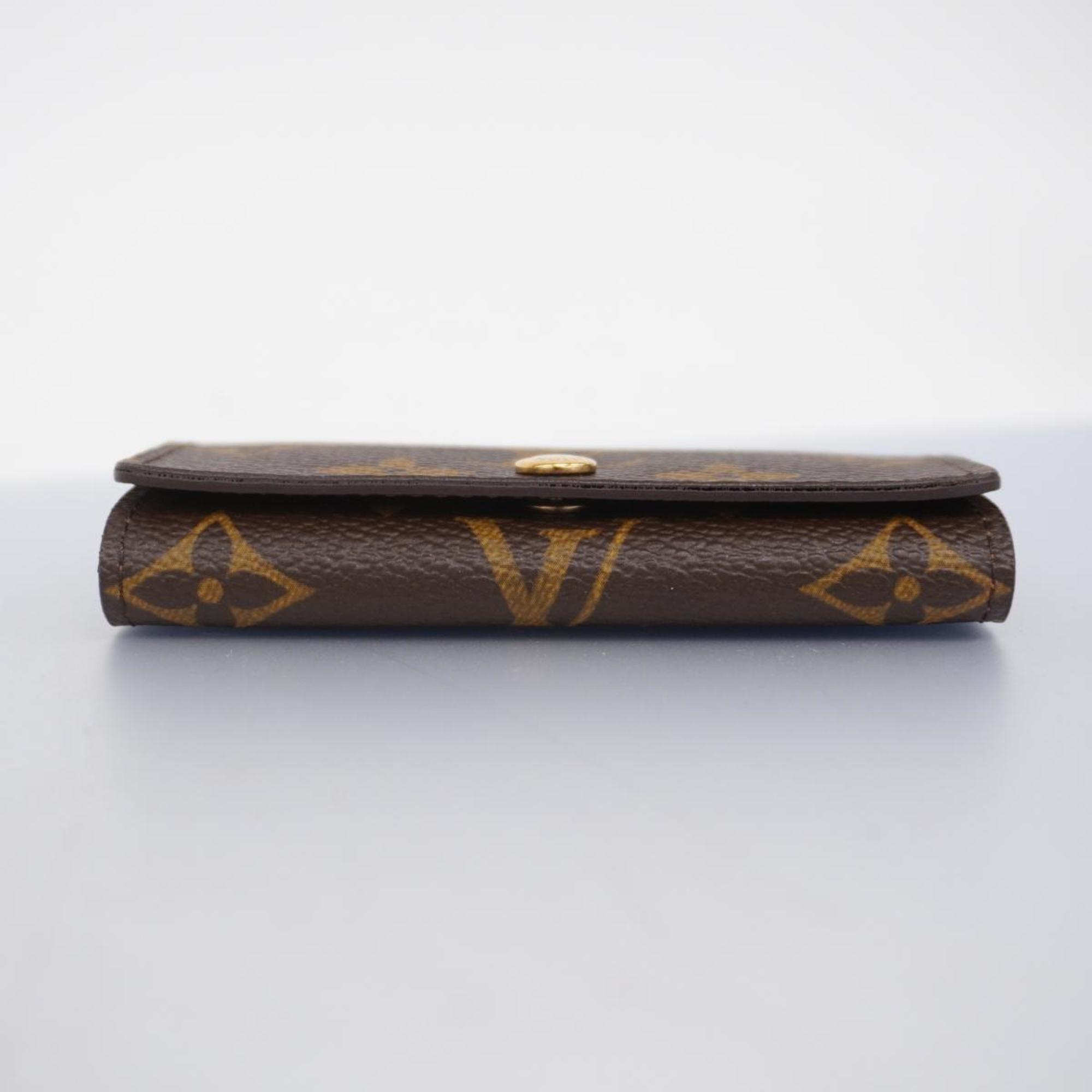 Louis Vuitton Key Case Monogram Multicle 4 M69517 Brown Men's Women's