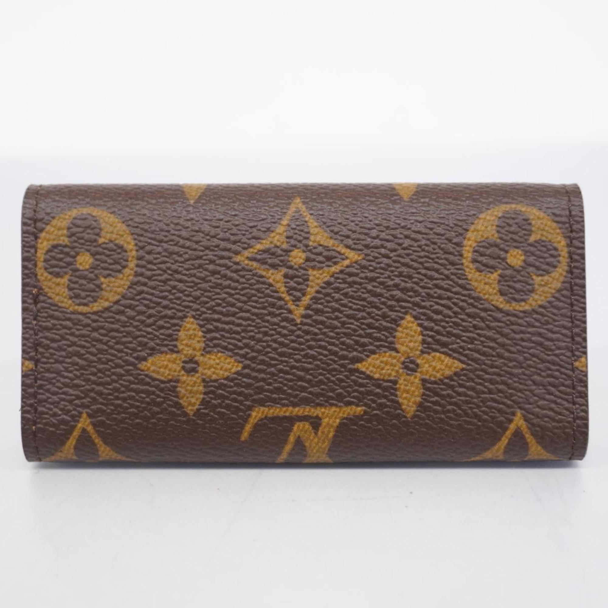 Louis Vuitton Key Case Monogram Multicle 4 M69517 Brown Men's Women's