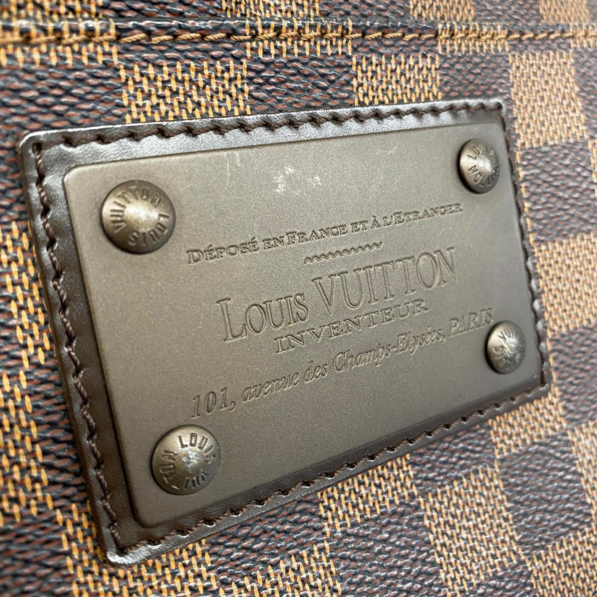 Louis Vuitton Waist Bag Damier Bum Brooklyn N41101 Ebene Men's Women's