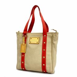 Louis Vuitton Tote Bag Antigua Cabas MM M40035 Beige Women's