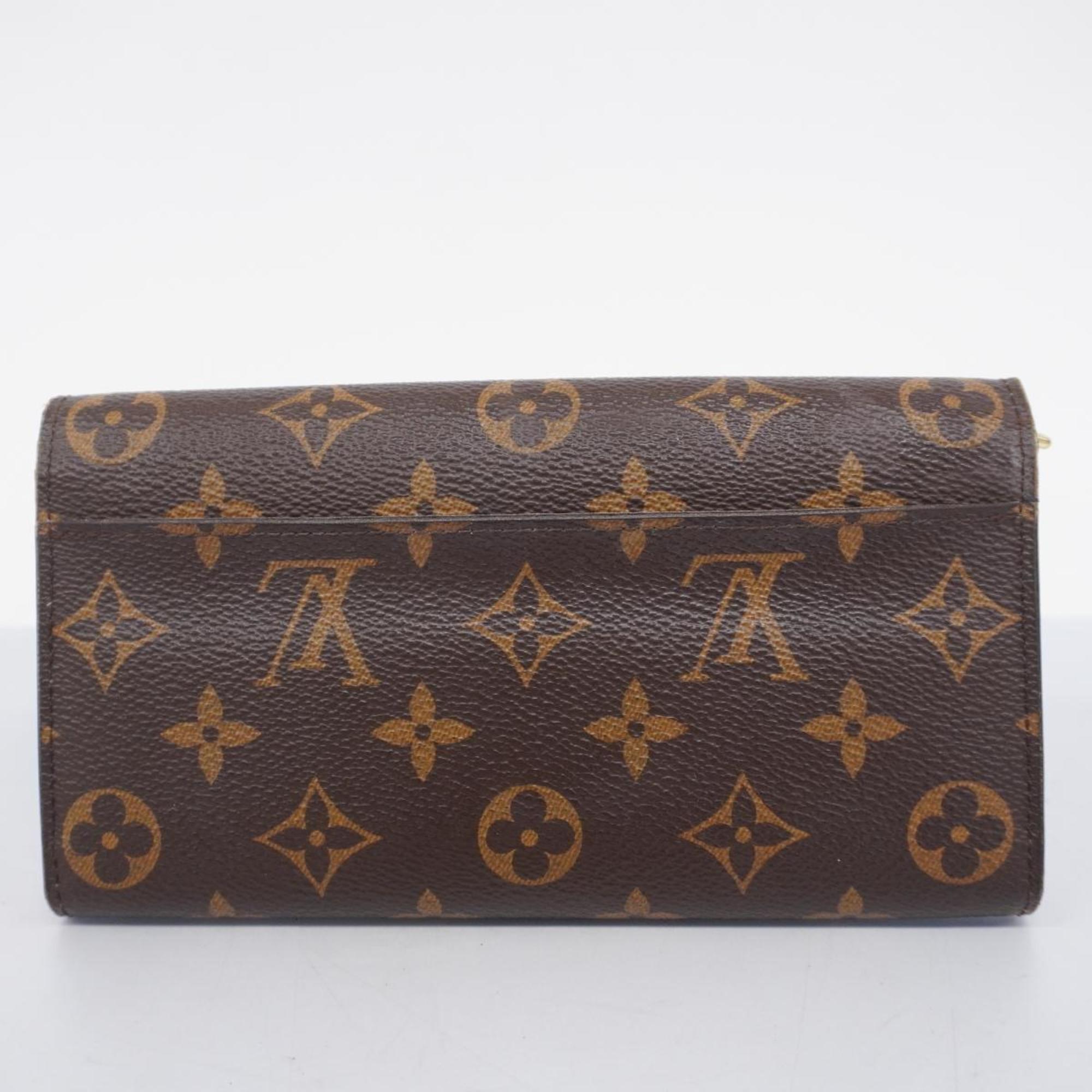 Louis Vuitton Long Wallet Monogram Portefeuille Sarah M62235 Rose Ballerine Ladies