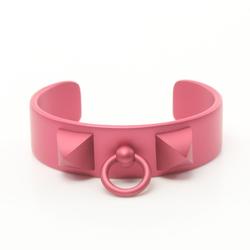 HERMES Collier de Chien Medor Rose Couture Bracelet Sunset Arum Women's Pink