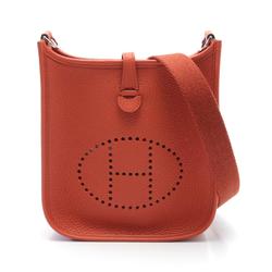 Hermes HERMES Evelyn TPM Shoulder Bag Taurillon Clemence Women's Brown