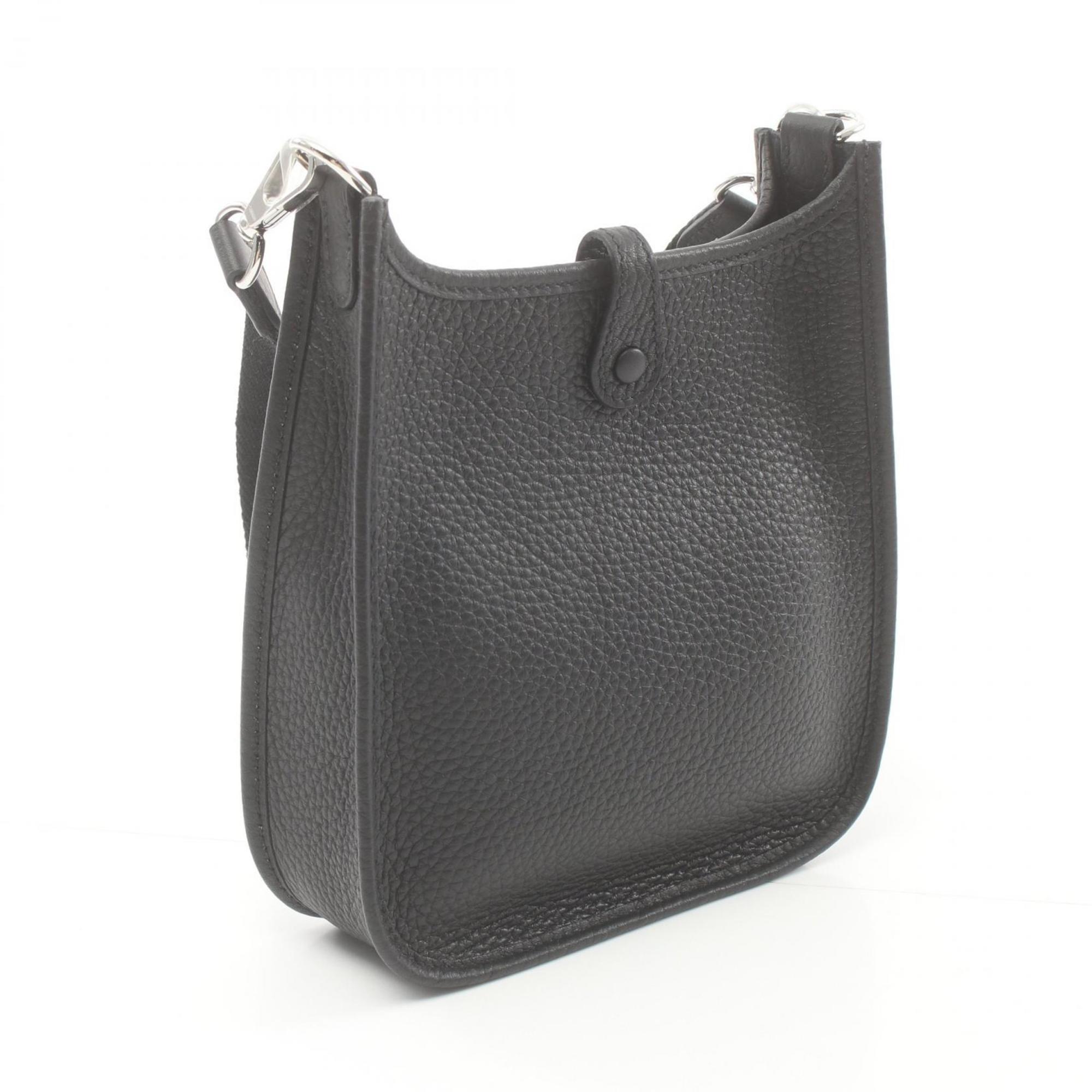 Hermes HERMES Evelyn TPM Amazon Shoulder Bag Taurillon Clemence Women's Black