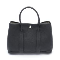 Hermes HERMES Garden TPM Tote Bag Country Women's Black