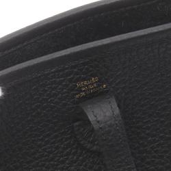 Hermes HERMES Evelyn TPM Amazon Shoulder Bag Taurillon Clemence Women's Black