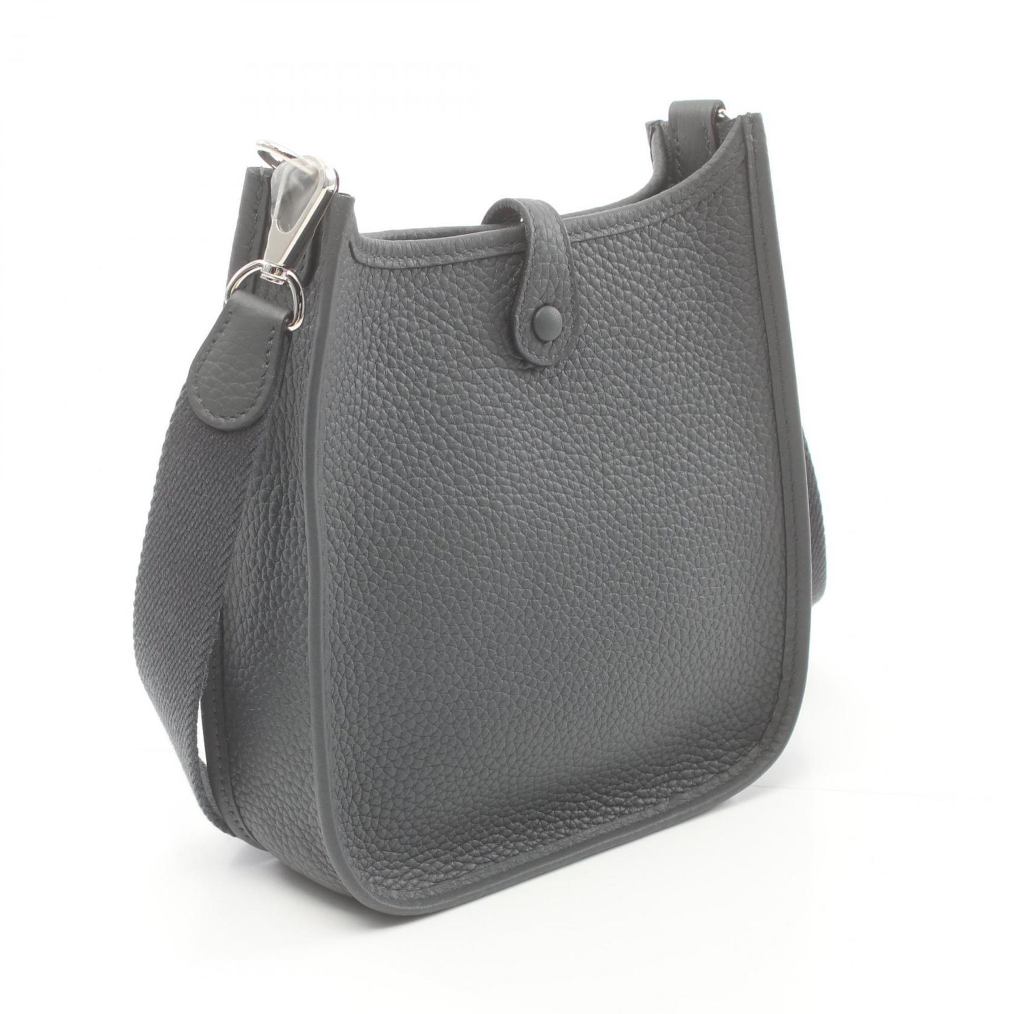 Hermes HERMES Evelyn TPM Amazon Grimistie Shoulder Bag Taurillon Clemence Women's Gray