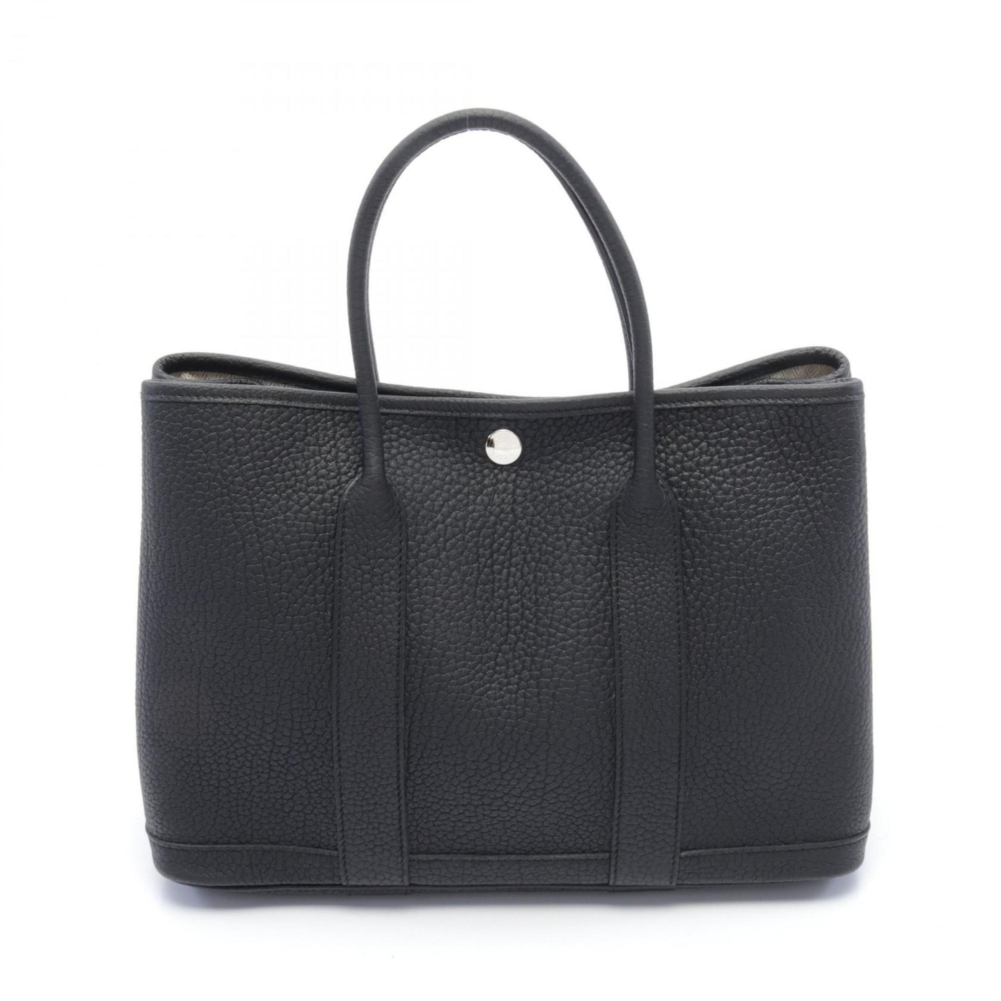 Hermes HERMES Garden TPM Tote Bag Negonda Women's Black