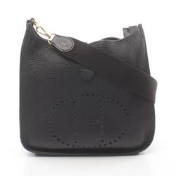 Hermes HERMES Evelyn 1 Anne GM Shoulder Bag Fjord Women's Black