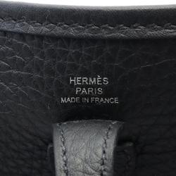 Hermes HERMES Evelyn TPM Shoulder Bag Taurillon Clemence Women's Black