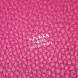 Hermes HERMES Picotin Lock MM Handbag Bag Taurillon Clemence Women's Pink