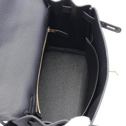 Hermes Kelly 25 Handbag Togo Women's Black