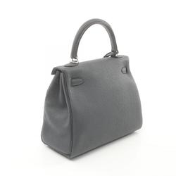 Hermes HERMES Kelly 25 Grimisty Handbag Bag Togo Women's Grey