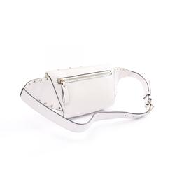 Valentino Rockstud Belt Bag, Waist Body Leather, Women's, White