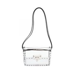 Valentino Shoulder Bag Leather Women's Silver 3W2B0M42QTE