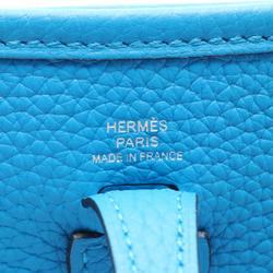 Hermes HERMES Evelyn TPM Shoulder Bag Taurillon Clemence Women's Blue