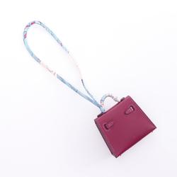 Hermes HERMES Kelly Twilly Charm Anemone Silk Votadelakt Women's Purple