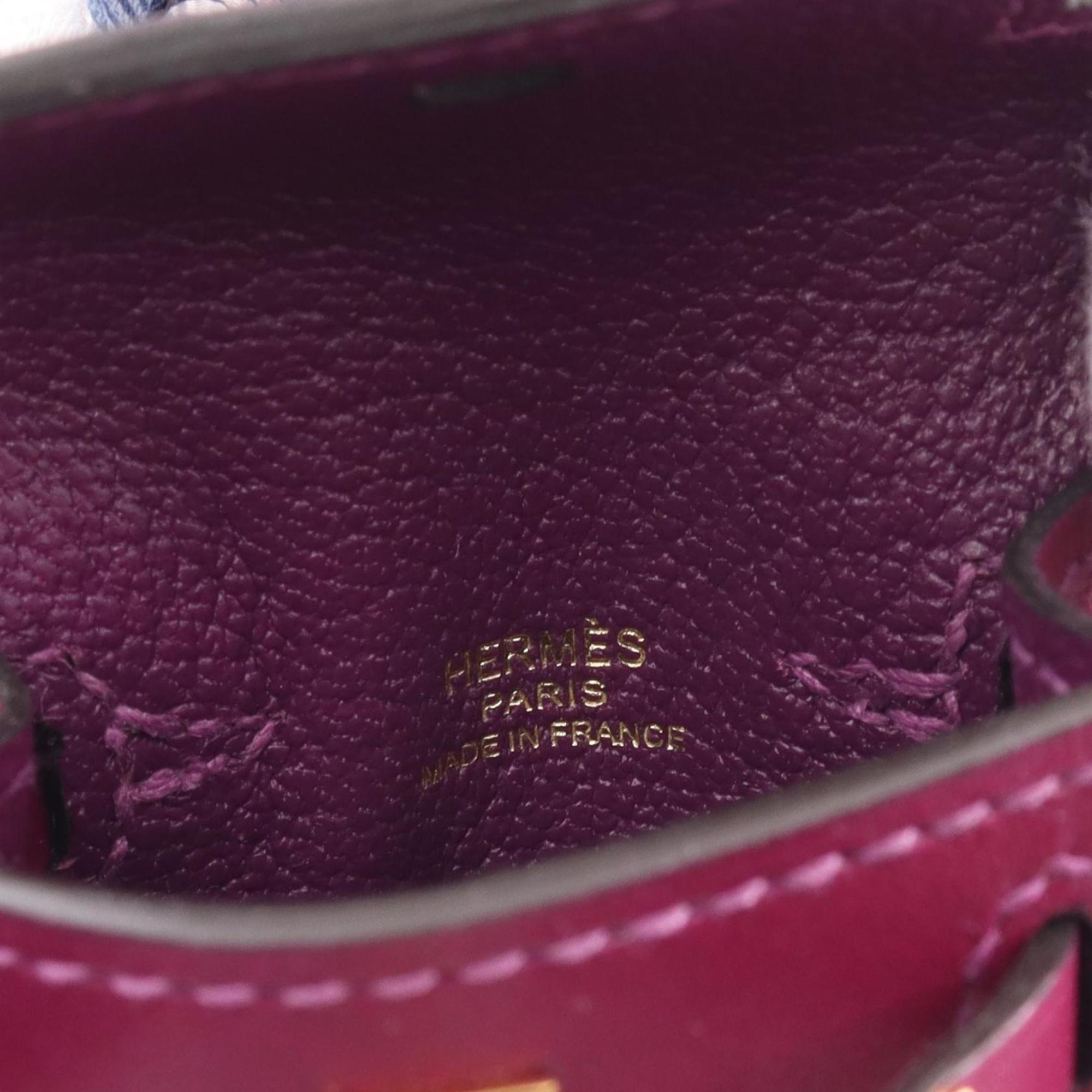 Hermes HERMES Kelly Twilly Charm Anemone Silk Votadelakt Women's Purple