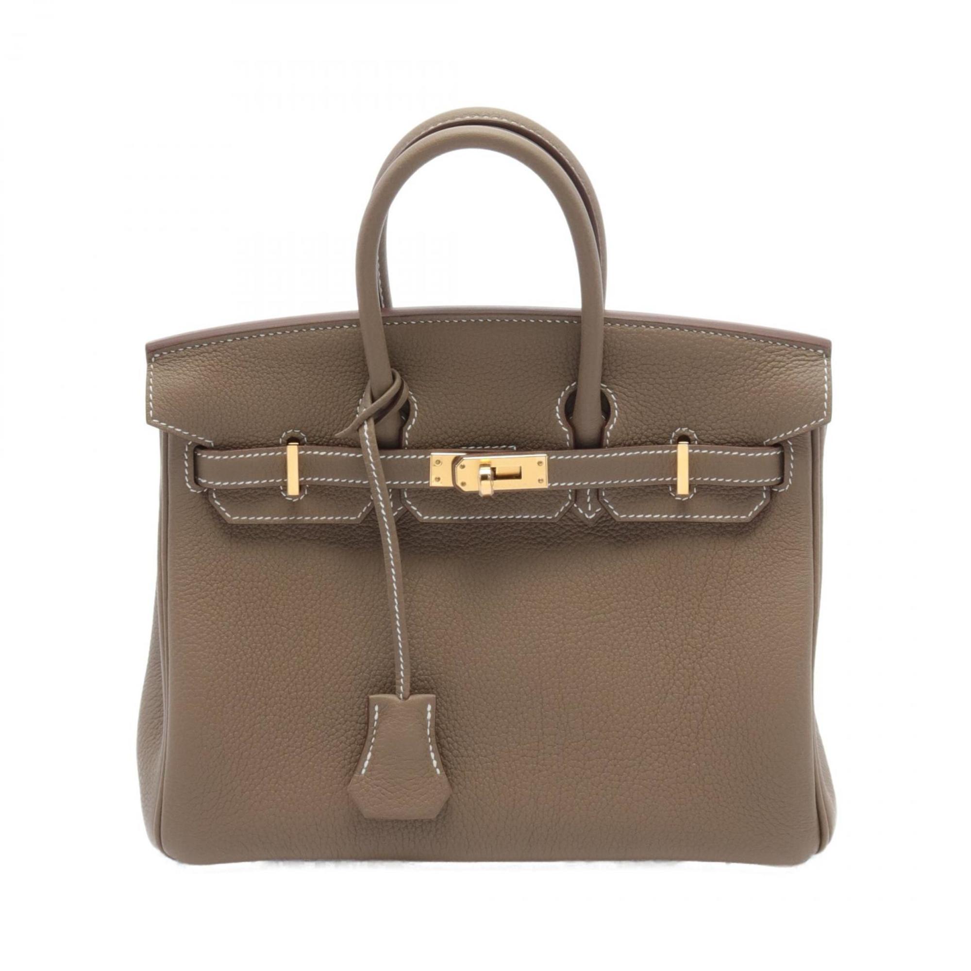 Hermes HERMES Birkin 25 Handbag Bag Togo Women's Brown H041344CC