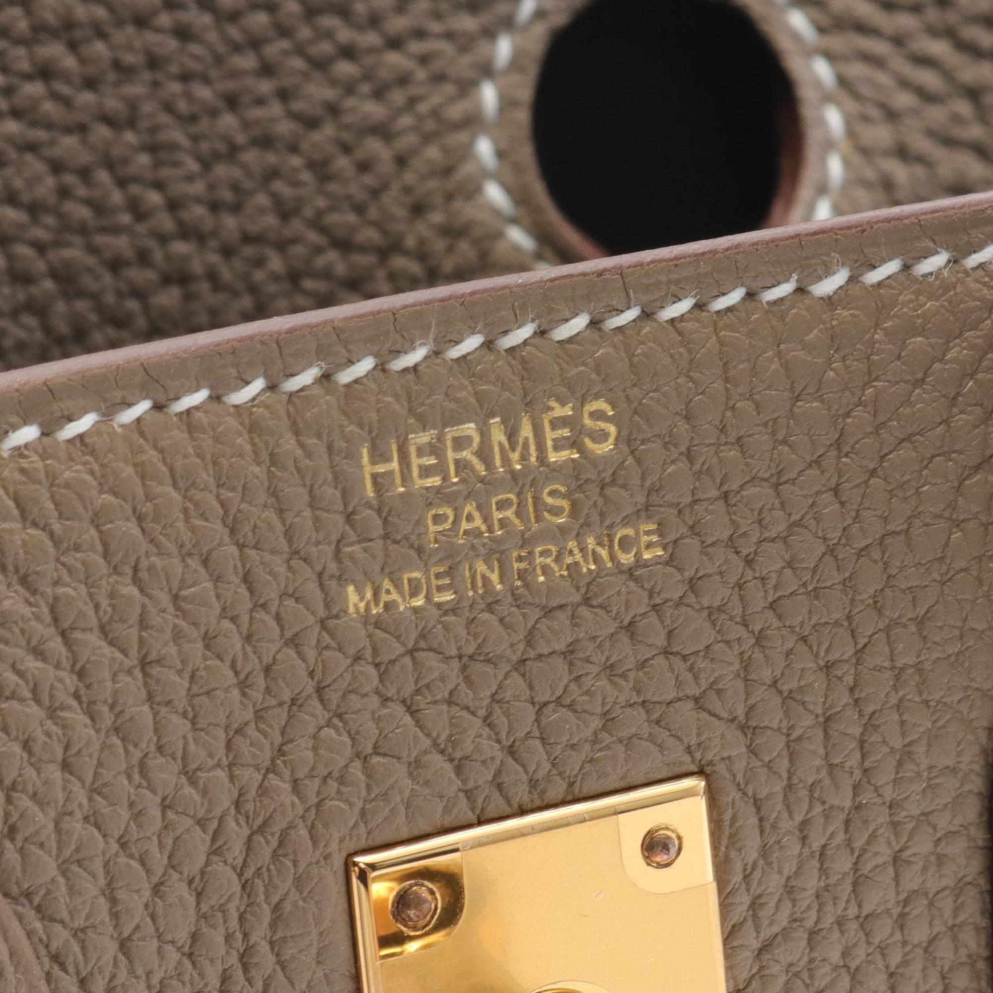 Hermes HERMES Birkin 25 Handbag Bag Togo Women's Brown H041344CC