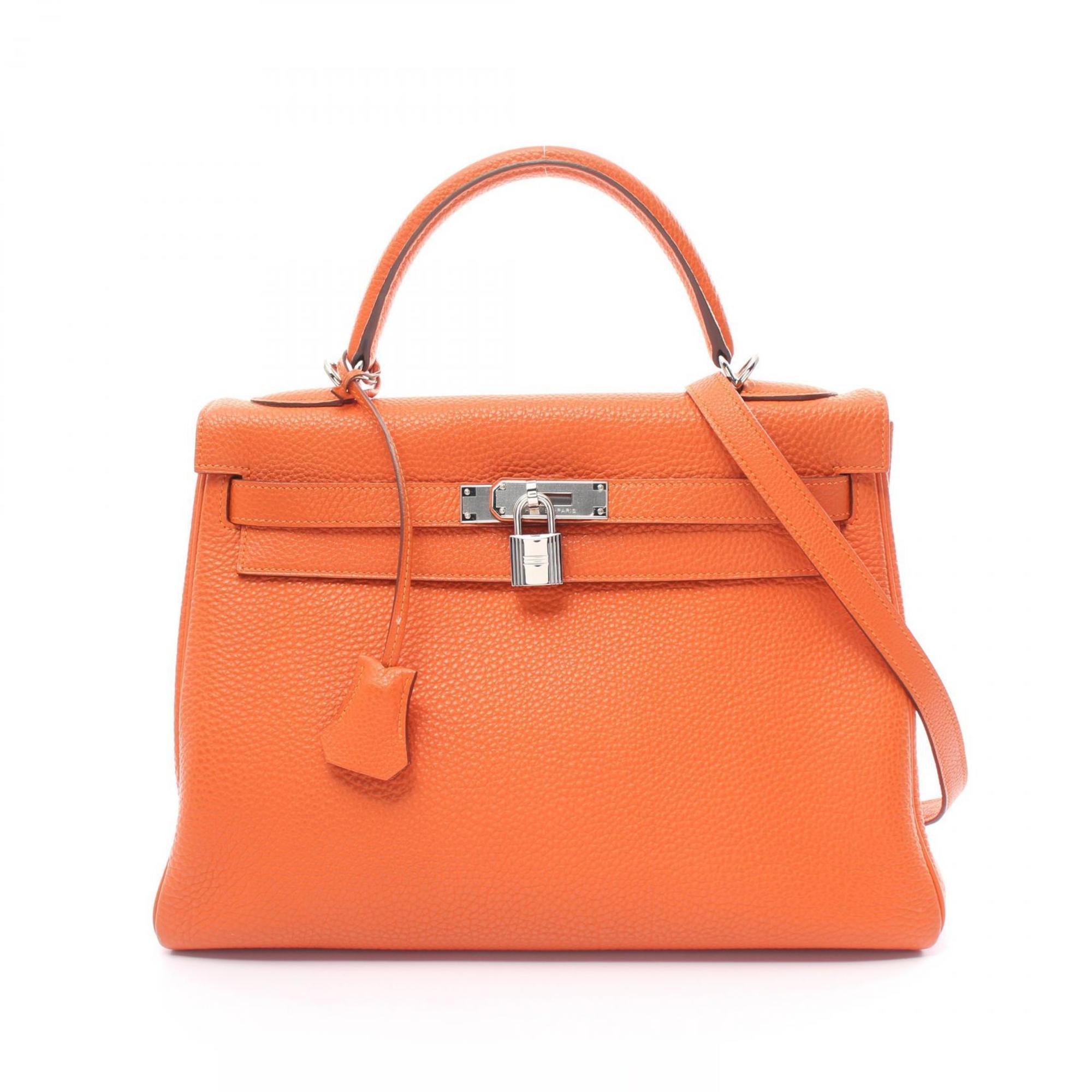 Hermes HERMES Orange SIL hardware M engraved