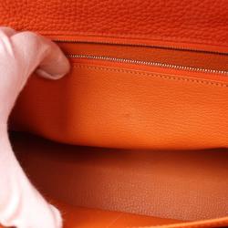 Hermes HERMES Orange SIL hardware M engraved