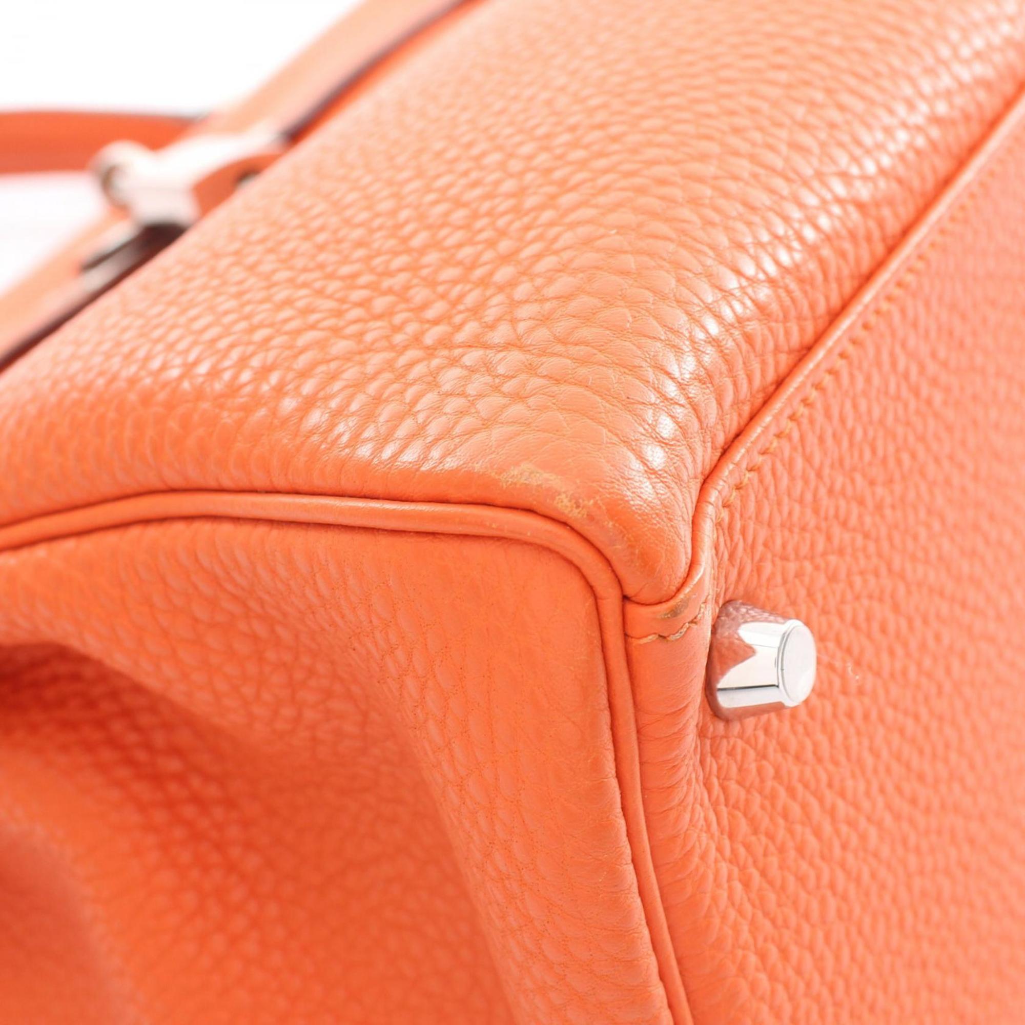 Hermes HERMES Orange SIL hardware M engraved