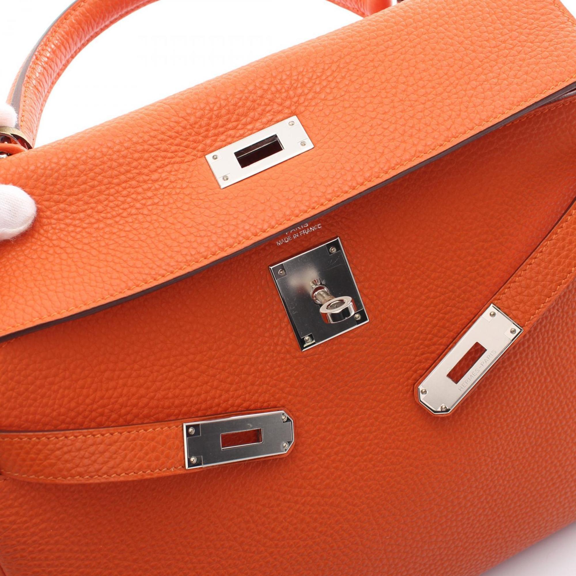 Hermes HERMES Orange SIL hardware M engraved