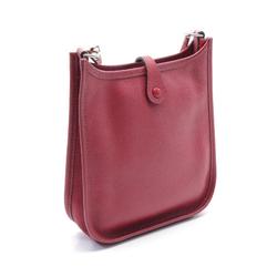 Hermes HERMES Evelyn TPM Shoulder Bag Epsom Leather Women's Bordeaux