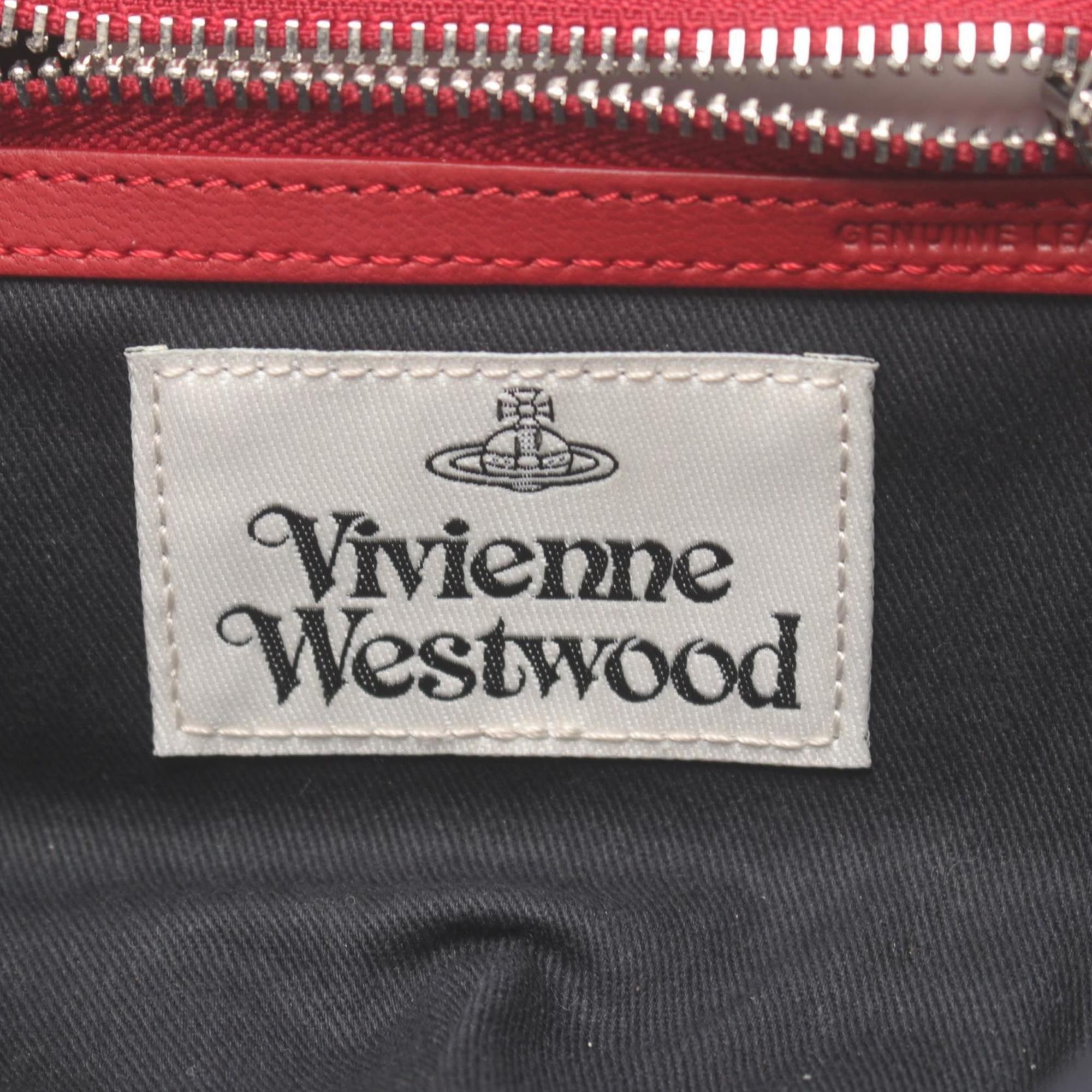 Vivienne Westwood GRANNY handbag, bag, leather, women's, Bordeaux, 52020003L001LH406