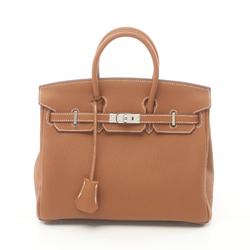 Hermes HERMES Birkin 25 Gold Handbag Bag Togo Women's Brown 041344CK