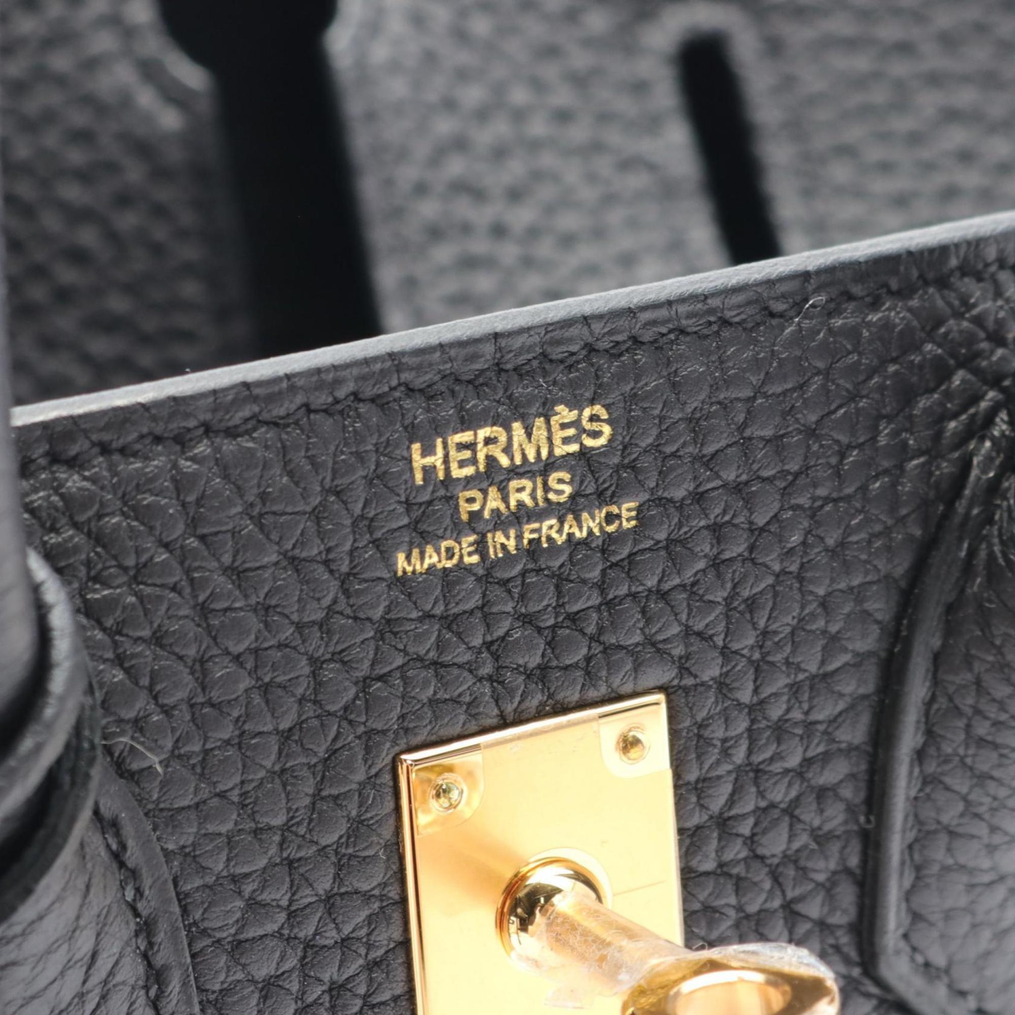 Hermes HERMES Birkin 25 Handbag Bag Togo Women's Black