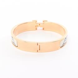 Hermes Click H Bangle GP (Gold Plated) Enamel Women's Gold Multicolor