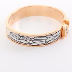 Hermes Click H Bangle GP (Gold Plated) Enamel Women's Gold Multicolor